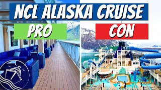 NCL Cruise to Alaska Pros and Cons 2024 [upl. by Ahsiatal]