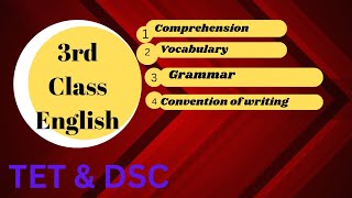 3rd class English grammar  based on academy textbookTetDSC [upl. by Jagir]