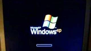 Mac Mini Windows XP Boot [upl. by Aicileb]