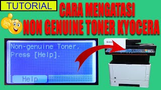 CARA MENGATASI NON GENUINE TONER KYOCERA M2040dn [upl. by Jamin]