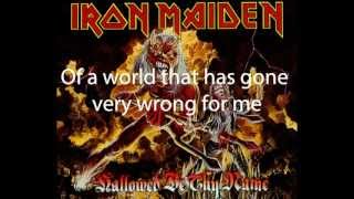 Iron Maiden  Hallowed Be Thy Name Lyrics Full HD  1080p [upl. by Ereveniug]