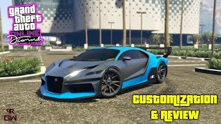 GTA Online  Truffade Thrax  Bugatti Divo Customization Build amp Review  Diamond Casino amp Resort [upl. by Aural]