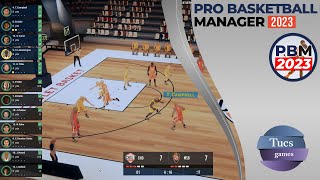 Pro Basketball Manager 2023  Découverte  Gameplay FR No commentary [upl. by Akfir12]