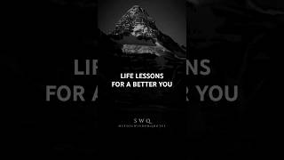 Life Lessons for a Better You quotes motivation selfdiscipline [upl. by Wilton656]