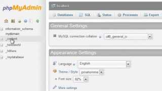 Exporting MySQL databases and tables using phpMyAdmin [upl. by Htebaile]