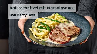 Kalbsschnitzel mit Marsalasauce  Rezept von Betty Bossi [upl. by Arev]