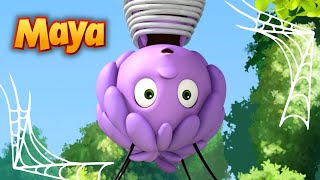 MAYA Y WILLY HAN CAÍDO EN LA TRAMPA DE LA ARAÑA 🐝 CAPÍTULOS DE MAYA para niños en ESPAÑOL 🐝 [upl. by Morrell]