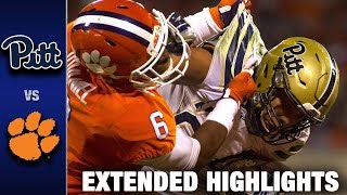 Pittsburgh vs Clemson Extended Football Highlights 2016 [upl. by Higgins]