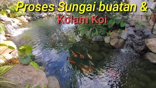 Cara membuat kolam koi alami di depan rumah [upl. by Amalie90]