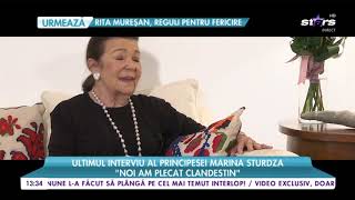 Ultimul interviu al prinţesei Marina Sturdza quotEram foarte săraciquot [upl. by Sorkin]