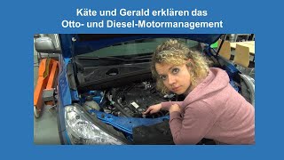 Käte und Gerald erklären den Ansauglufttemperatursensor im OttoMotormanagement [upl. by Tova]