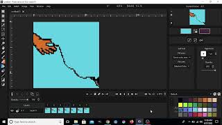 My First Pixelorama Animation Best free Pixel Art Software [upl. by Fernandez]