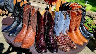 Great Lucchese Boot Collection 👢amp Montecristo Diamante Cigar [upl. by Scarrow]