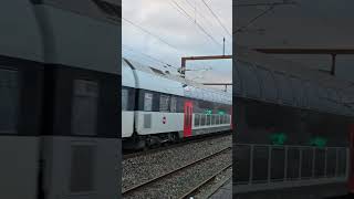 Siemens Vectron og dobbeltdækkervogne på Køge Station dsb trainspotting train railway danmark [upl. by Iaht353]