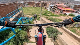 WHEELS ON THE GROUND IN PERU Without my bike   Mountain Biking Cusco [upl. by Tace]