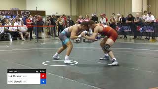 2024 Men’s Freestyle Senior World Team Trials Andrew Dickson vs Matthew Bianchi 79 KG Con Rnd of 8 [upl. by Sirovart]