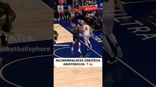 Nikola Jokic nolook assist to Aaron Gordon [upl. by Akined]