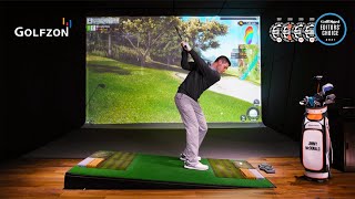 GOLFZON Full Demo 3 Hole Experience  5x Best Simulator Voted by Golf Digest 20172021 [upl. by Elletsyrk]