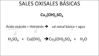 Sales Oxisales Básicas [upl. by Egroj]