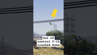 Israeli F15 Crashes After Losing Control  Shocking Incident  Gta⁵ [upl. by Eusassilem]