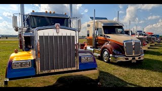 20240614 On display at the Chillicothe Kenworth Truck Parade staging grounds 1 [upl. by Ulda]