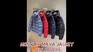 Moncler maya jacket NEW COLOR 2023 [upl. by Ayrb]