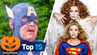 Top 15 der schlimmsten SuperheldenFilmkostüme [upl. by Bridgette]