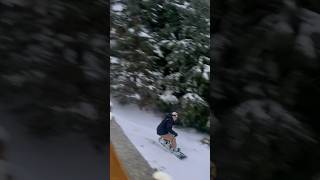 Backyard Snowpark snowboarding snowboard southsideboardsports [upl. by Ariaj]