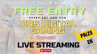 BGMI LIVE  BGMI TOURNAMENTS  DRS DIGITAL GAMING  DrsMasterLive [upl. by Grote285]