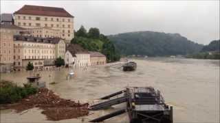 Linz DonauHochwasser 4 Juni 2013 920 cm [upl. by Audry]