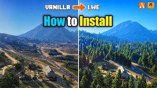 💥How to install Lively World Expansion in GTA 5  The Ultimate Forest Update LWE Forest Vegetation 😱 [upl. by Richmond565]