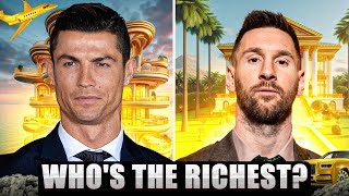 Cristiano Ronaldo vs Lionel Messi  Who is the Richest In 2024 [upl. by Neo]