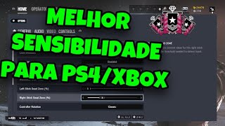 Melhores CONFIGURAÇÕES e SENSIBILIDADE no R6 PS4XBOX  Pegue DIAMANTE  Rainbow Six Siege [upl. by Doownil]