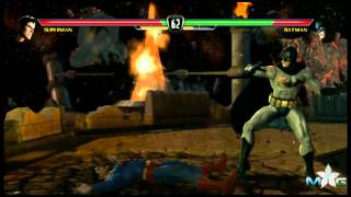 Mortal Kombat vs DCU Superman vs Batman fight [upl. by Herahab]