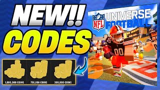 DECEMBER CODES🎁💥 NFL UNIVERSE FOOTBALL CODES  ROBLOX ULTIMATE FOOTBALL CODES [upl. by Annaeirb859]