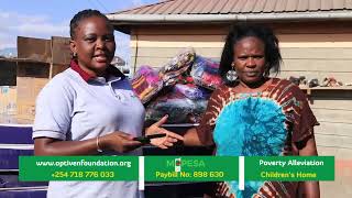 Optiven Foundation Touches Hearts at Kiota Childrens Home [upl. by Nelehyram158]