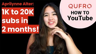 How to monetize your new YouTube channel quickly  Aprilynne Alter [upl. by Hareehat]