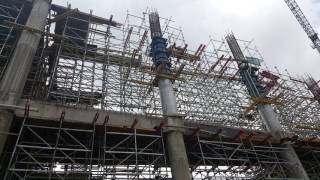 Jump formwork system jump form building jump form construction sliding form work [upl. by Nilahs904]