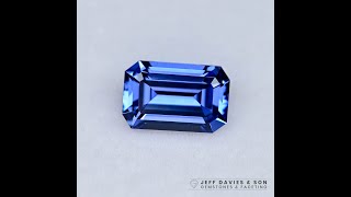 180ct Cornflower blue Sapphire  pulled Czochralski [upl. by Adnarym]