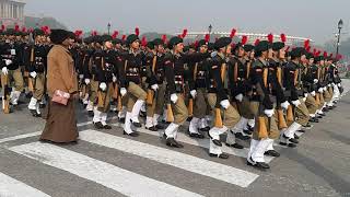 Rajpath NCC girls contingent 2019 practice [upl. by Htezil]