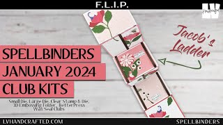 FLIP  Spellbinders January 2024 Club Kits [upl. by Bord]