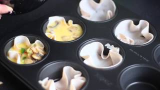 Recept simpele ei muffins maken  FEMME [upl. by Eckel]