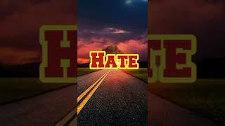 Hate and Its Synonyms [upl. by Aelem]