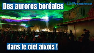 Des aurores boréales dans le ciel aixois [upl. by Gayl302]