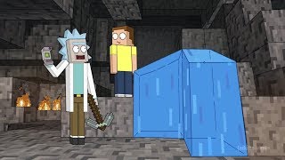 Rick and Morty  All Minecraft References [upl. by Boland]