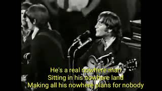 The Beatles  Nowhere Man Lyrics [upl. by Laurie28]