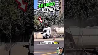 asi detubo este camion sin frenos😱camiones truck camioneros trailer camion [upl. by Narcho]