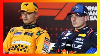 Lando Norris sends social media message to Max Verstappen after calling him lucky [upl. by Limak]