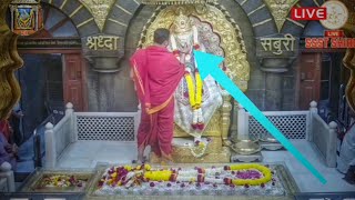 Saibaba Eating😍  Sai baba Aarti  Shirdi Saibaba Darshan  20092024  Sai Ram Aarti [upl. by Hsiwhem134]