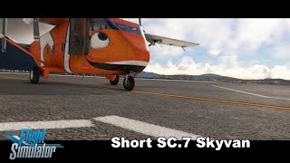 MSFS2020  Inibuilds Short SC7 Skyvan  Whitehorse  Juneau [upl. by Jacky978]